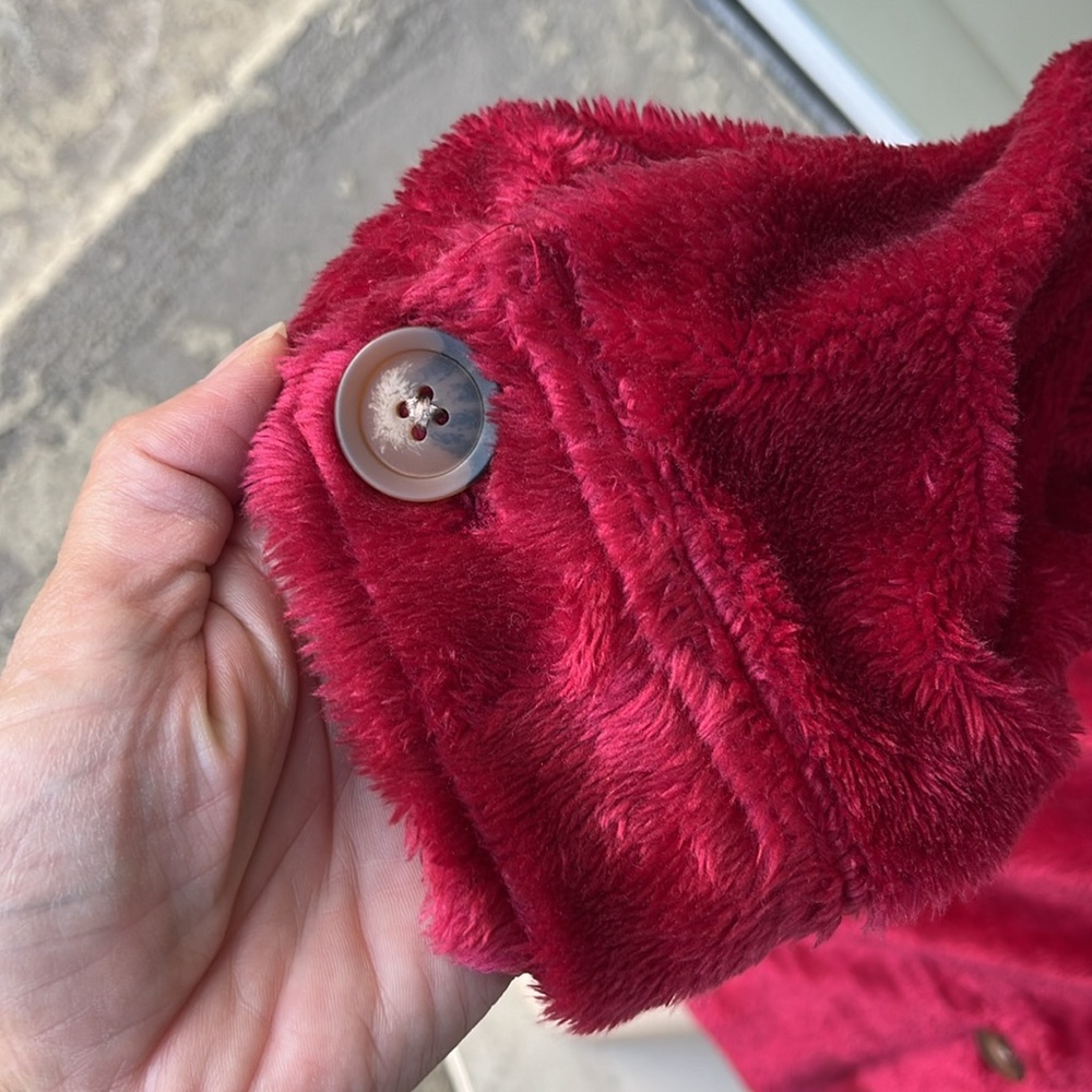 Like new AP•NY hot pink button-down lined jacket - Picture 4 of 16